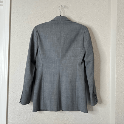 J. Crew Gray Wool Blend Blazer Jacket Size 4