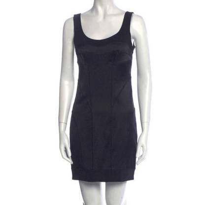 DVF Diane Von Furstenberg Sleeveless Silk Mini Slip Dress in Black Size 2