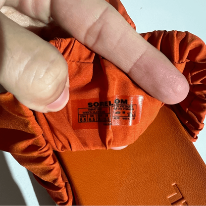 Sorel Roaming Two Strap Slide Sandals Size 8,5 Orange