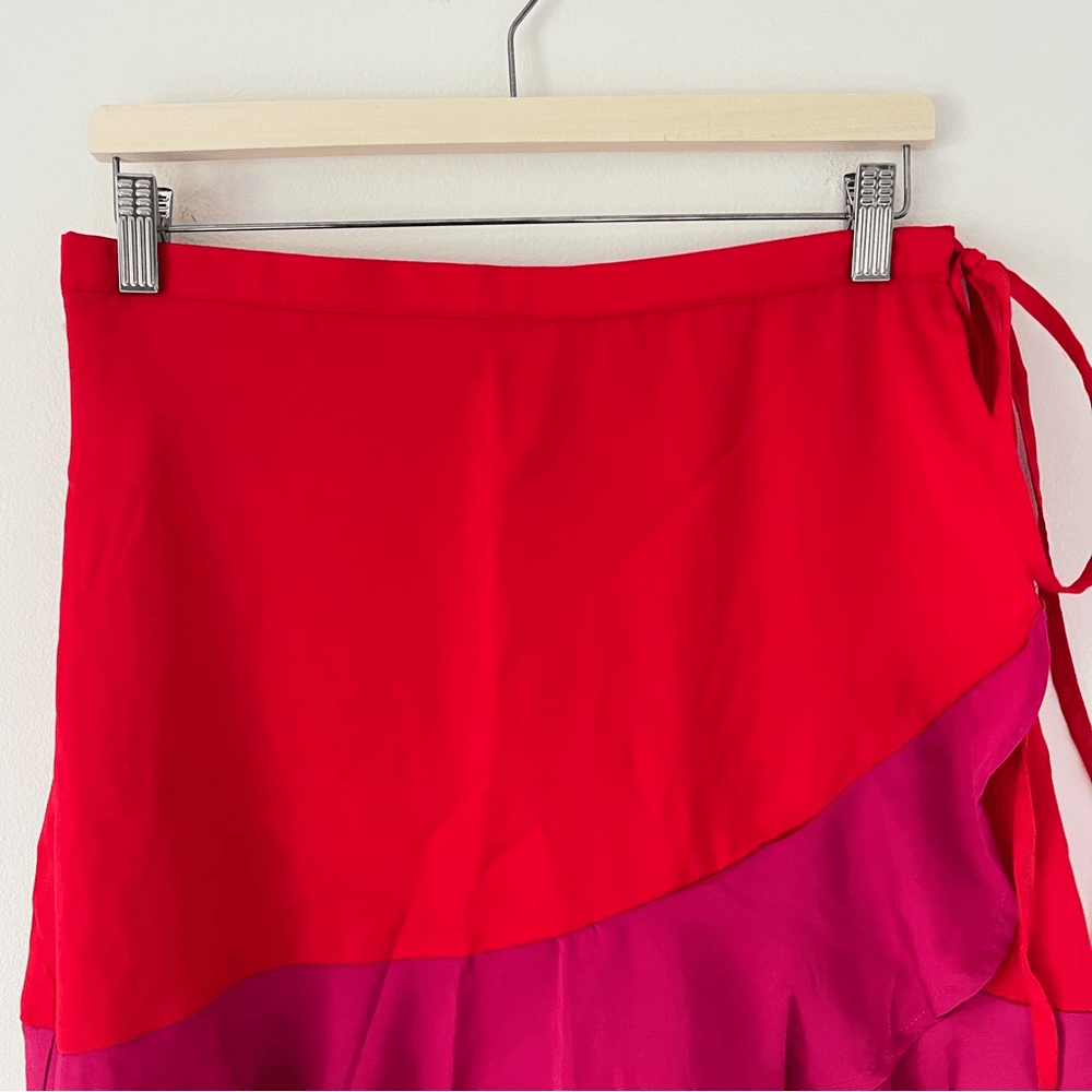 Summersalt The Short Beach to Brunch Coverup Wrap Skirt NEW Size Large Pink