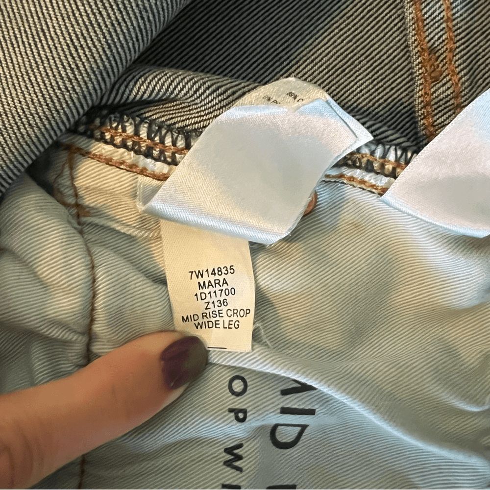 Lucky Brand Mid Rise Crop Wide Leg Jeans NWOT Plus Size 20