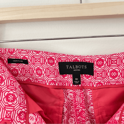 TALBOTS Heritage Ankle Pants Size 8P
