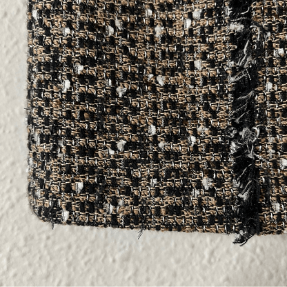 Tory Burch Tweed Mini Pencil Skirt Size 6 in Brown / Tan Wool Blend