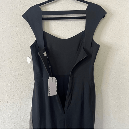 Dress the Population Minerva Black Mermaid Gown Maxi Dress NEW Size Small