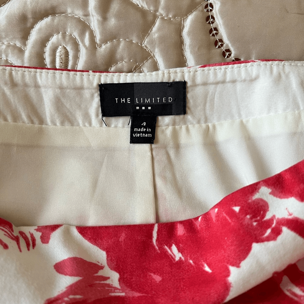 The Limited Dressy Career Floral Print Pencil Skirt Size 4