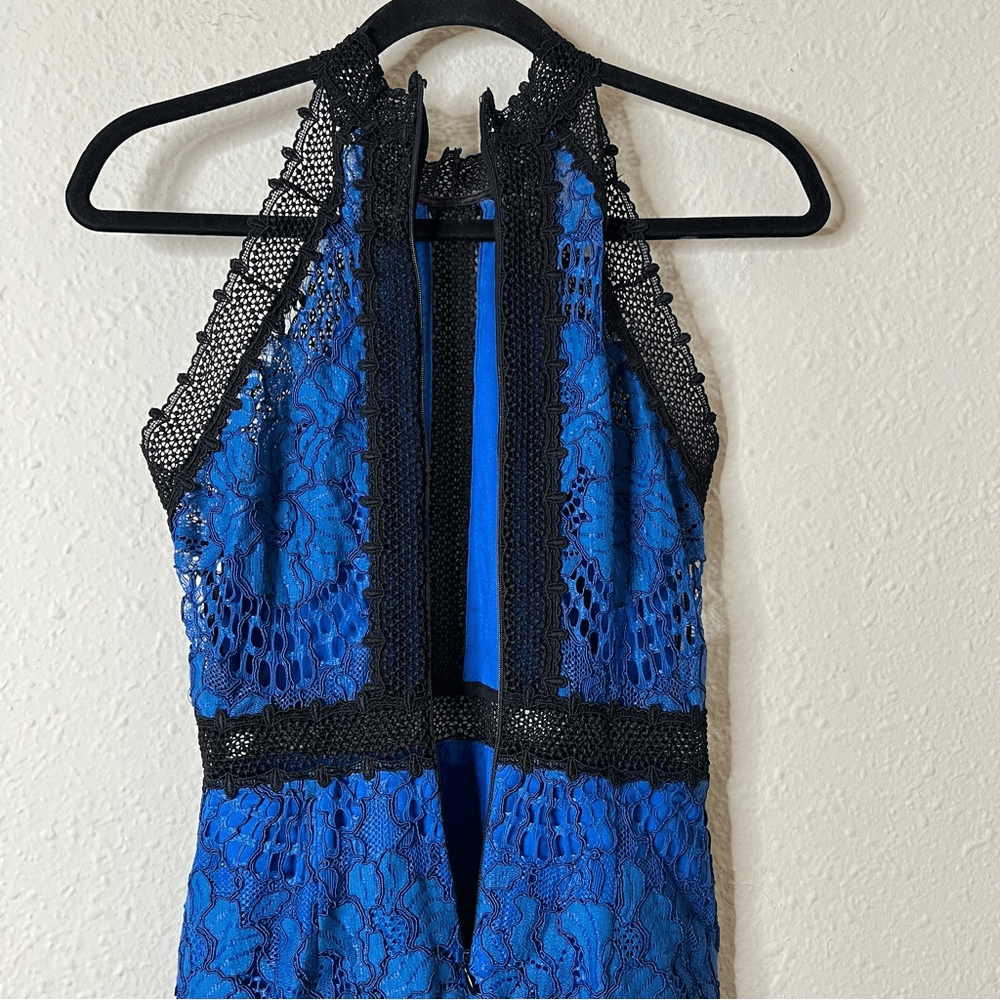 ALEXIS Marlowe Halter Lace Midi Dress Size XS