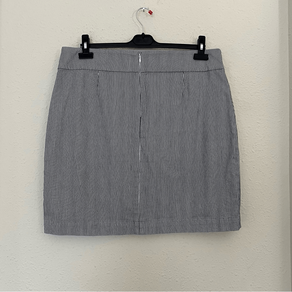 Talbots Striped Mini Skirt Size 14