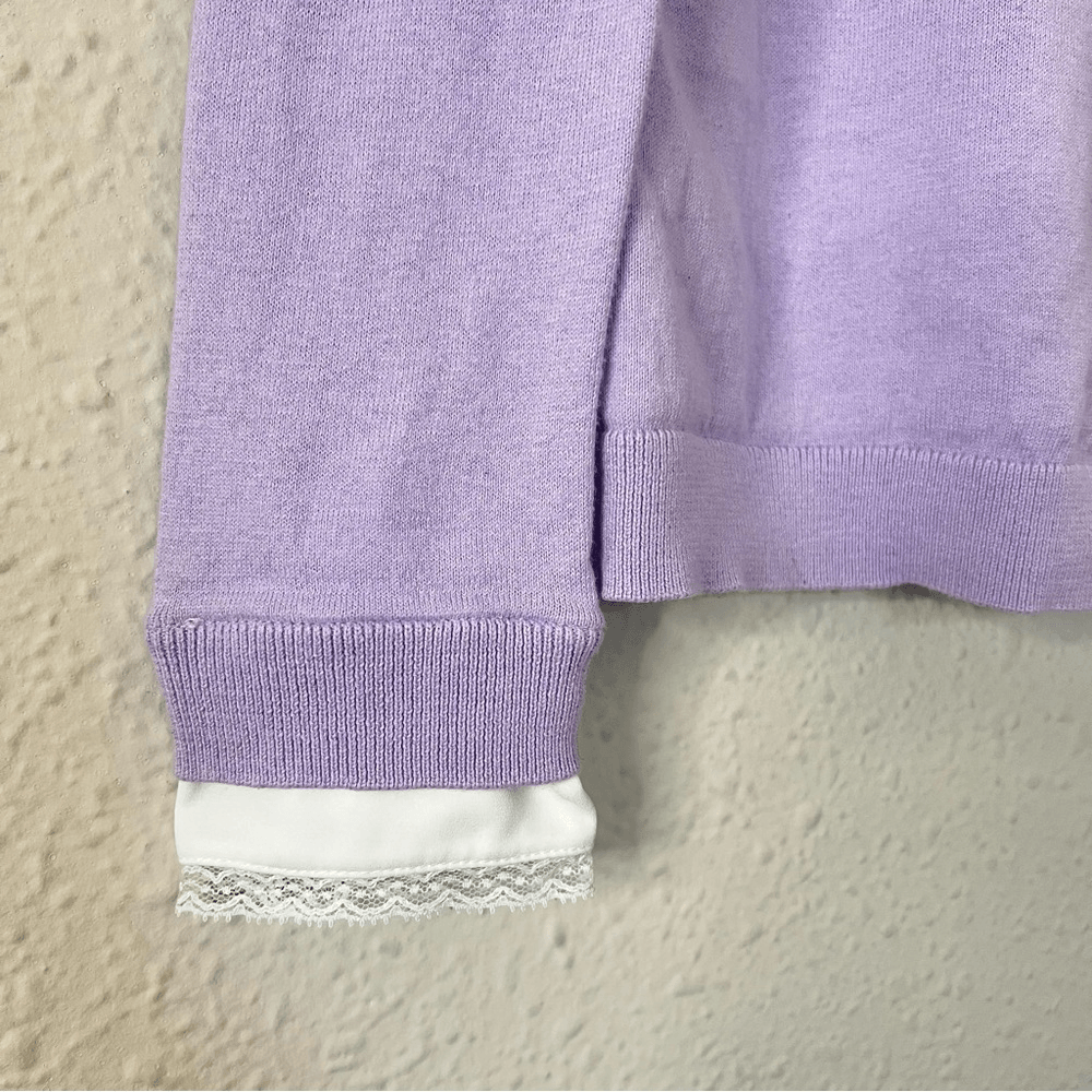 Talbot Lace Collar Sweater