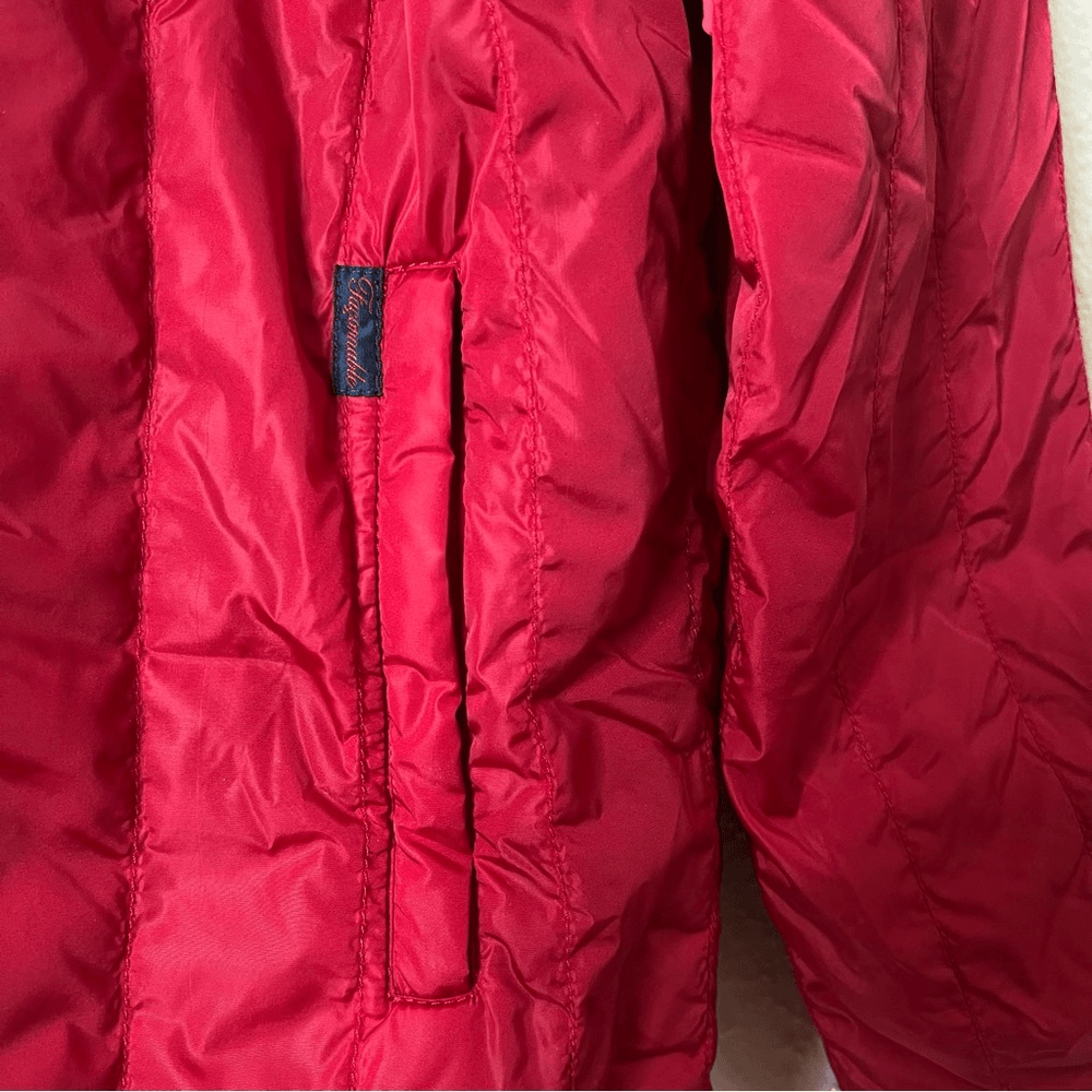 Faconnable Lightweight Quilted Jacket in Red Size Medium