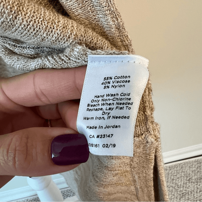 Talbots Lightweight Duster Longline Cardigan Size M Petite