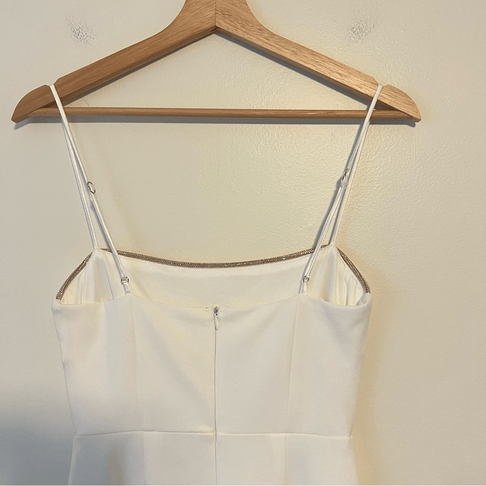 Selfie Leslie White Bodycon Midi Dress NEW Size Small