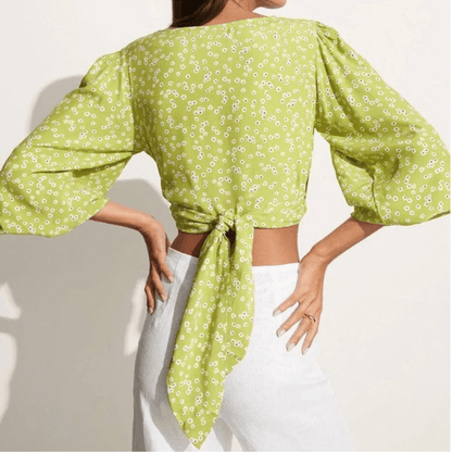 Faithfull the Brand Tianna Top Tiare Floral Print NEW Size Medium