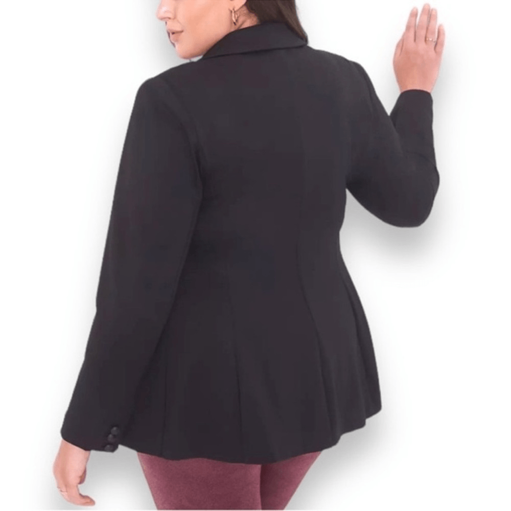Lane Bryant The Bryant Blazer in Black Ponte Knit NEW Size 20 Petites