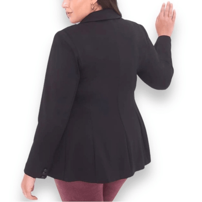 Lane Bryant The Bryant Blazer in Black Ponte Knit NEW Size 20 Petites