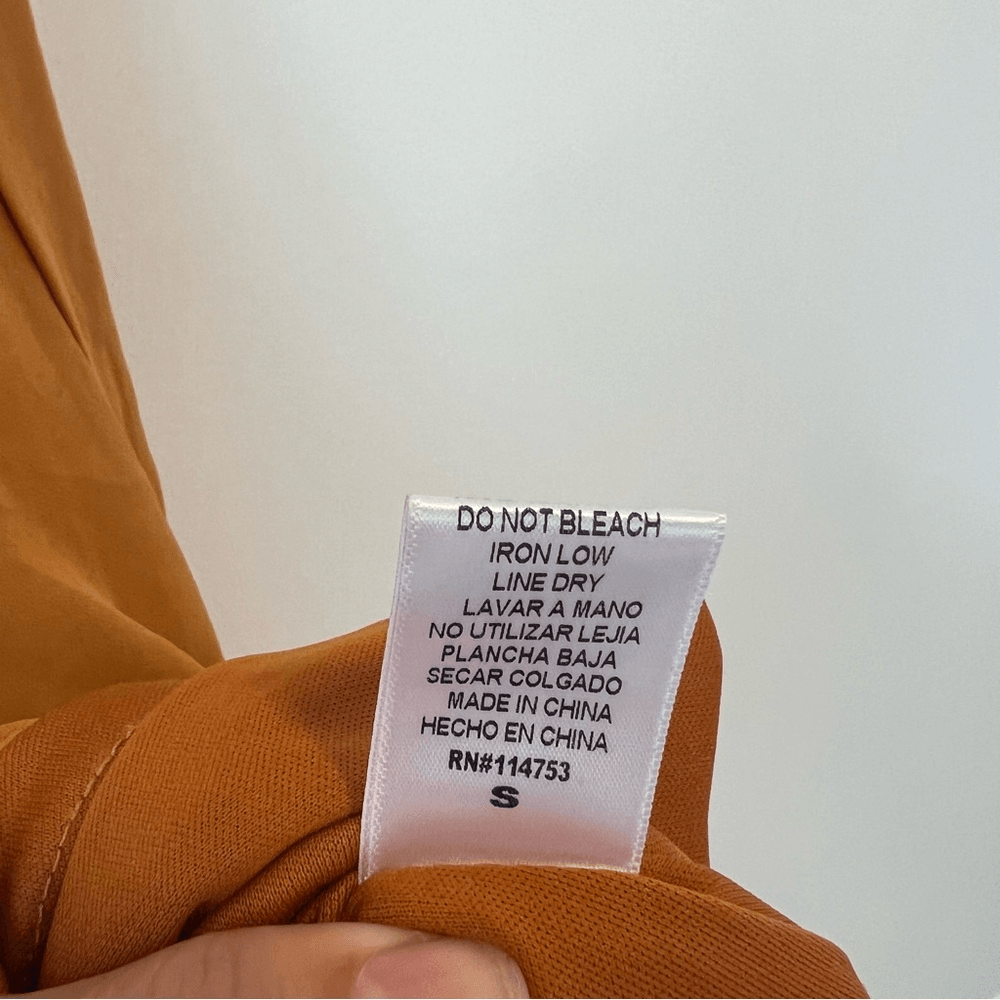 Jessakae Collection Marigold Long Maxi Dress Size Small Chiffon