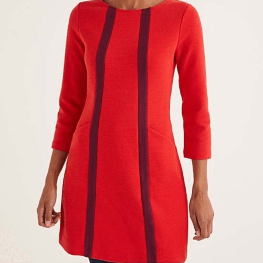 NEW Boden Anita Ottoman Textured Ribbed Tunic Dress Size 4