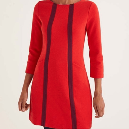 NEW Boden Anita Ottoman Textured Ribbed Tunic Dress Size 4