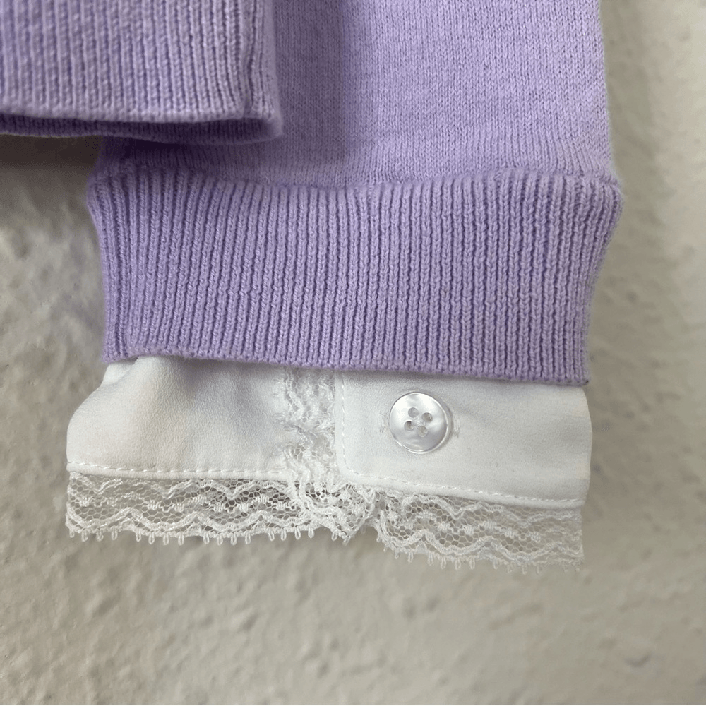 Talbot Lace Collar Sweater