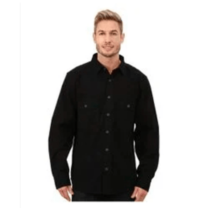 Woolrich Vintage Navy Blue Button Down Shirt Shacket Size Large