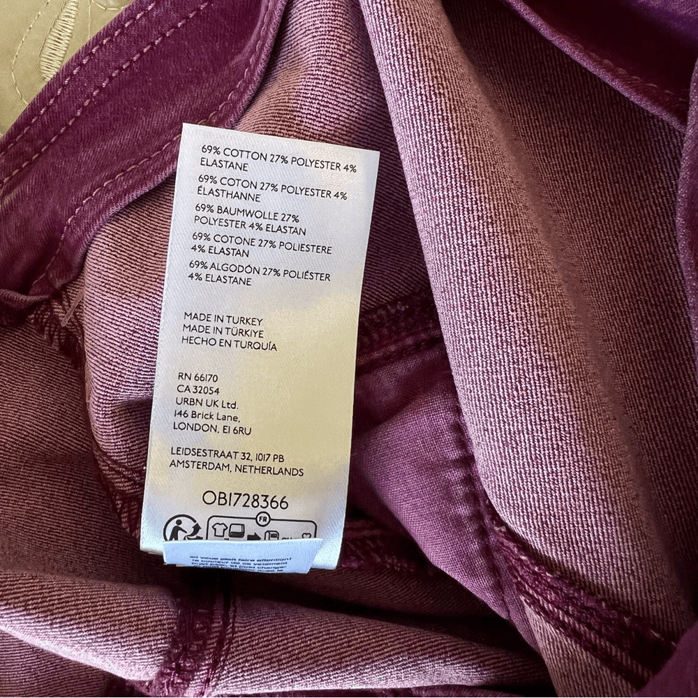 Anthropologie Pilcro High Rise Crop Flare Pants NEW Size 34