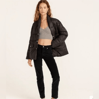 J. Crew City Fit Black Corduroy Pants Size 26R