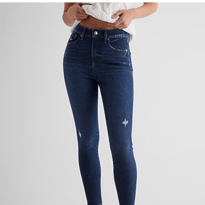 Express Denim Perfect High Rise Legging Jeans NEW Size 4