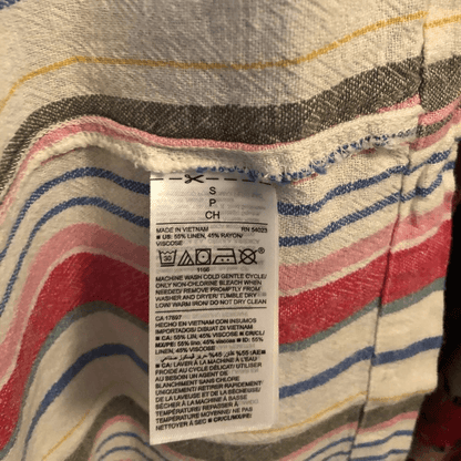 Old Navy Women’s Linen-Blend Striped Dress Size Small