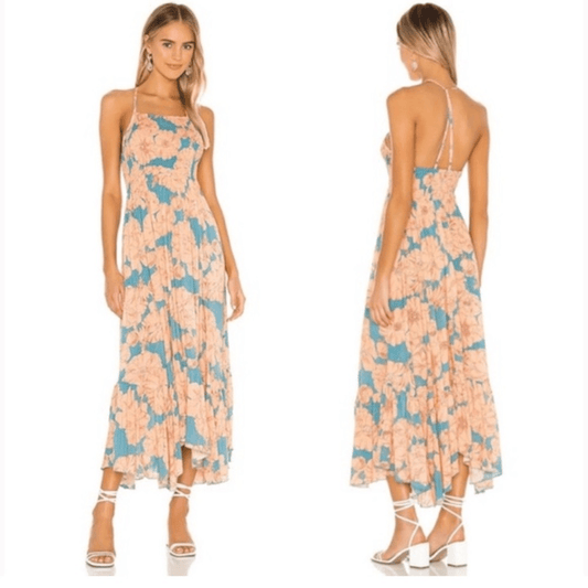 REVOLVE Free People Intimately Heatwave Floral Midi Dress Size Small