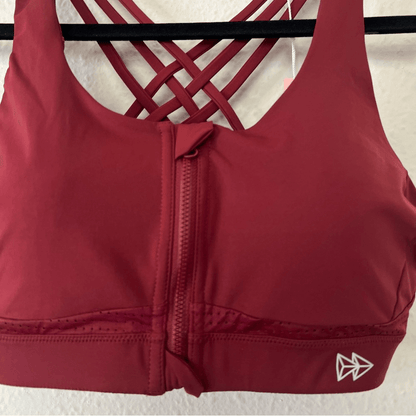 Yvette High Impact Sports Bra with Strappy Back NEW Size 12