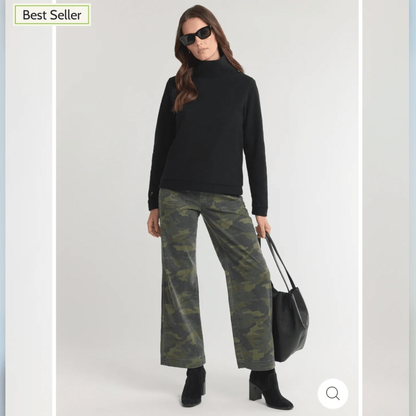 Dudley Stephens Park Slope Turtleneck Sweater Black Vello Fleece NEW Size XXL