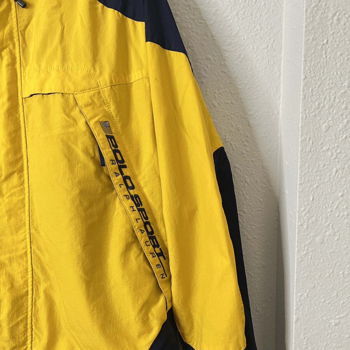 Vintage 90s Polo Sport Ralph Lauren Zip Up Jacket Windbreaker Mens XL