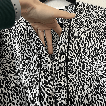 Oscar De La Renta Pink Label Nightgown Animal Print Sleep Dress Size Medium