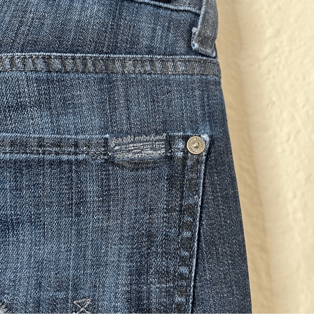 7 For All Mankind The Standard Straight Dark Wash Jeans Size 33