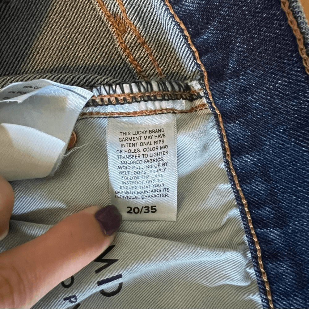 Lucky Brand Mid Rise Crop Wide Leg Jeans NWOT Plus Size 20