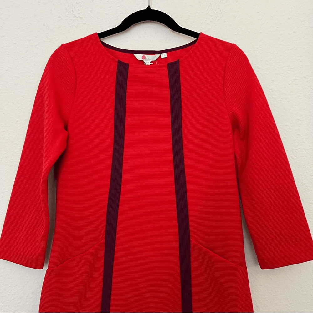 NEW Boden Anita Ottoman Textured Ribbed Tunic Dress Size 4