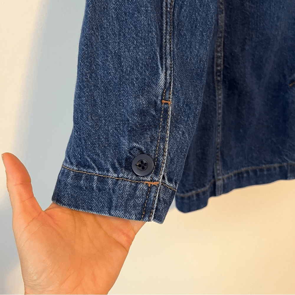 Madewell Denim Blazer Size XXS Oversized Relaxed Fit