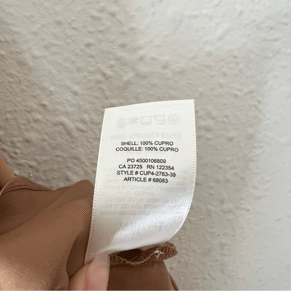 Aritzia Wilfred Brown Satin Cami Tank Top Size XS V Neck