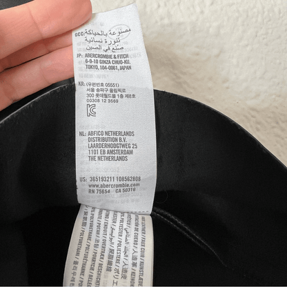 Social Tourist Black Faux Leather Pleated Mini Skirt Size Medium