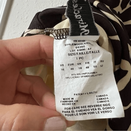 Miraclesuit Tankini Swim Top Size 16