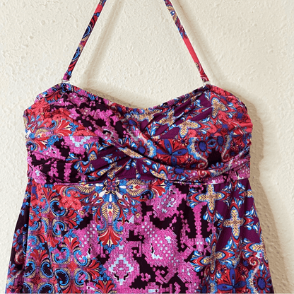 Garnet Hill Strapless One Piece Swimsuit NEW Size 12