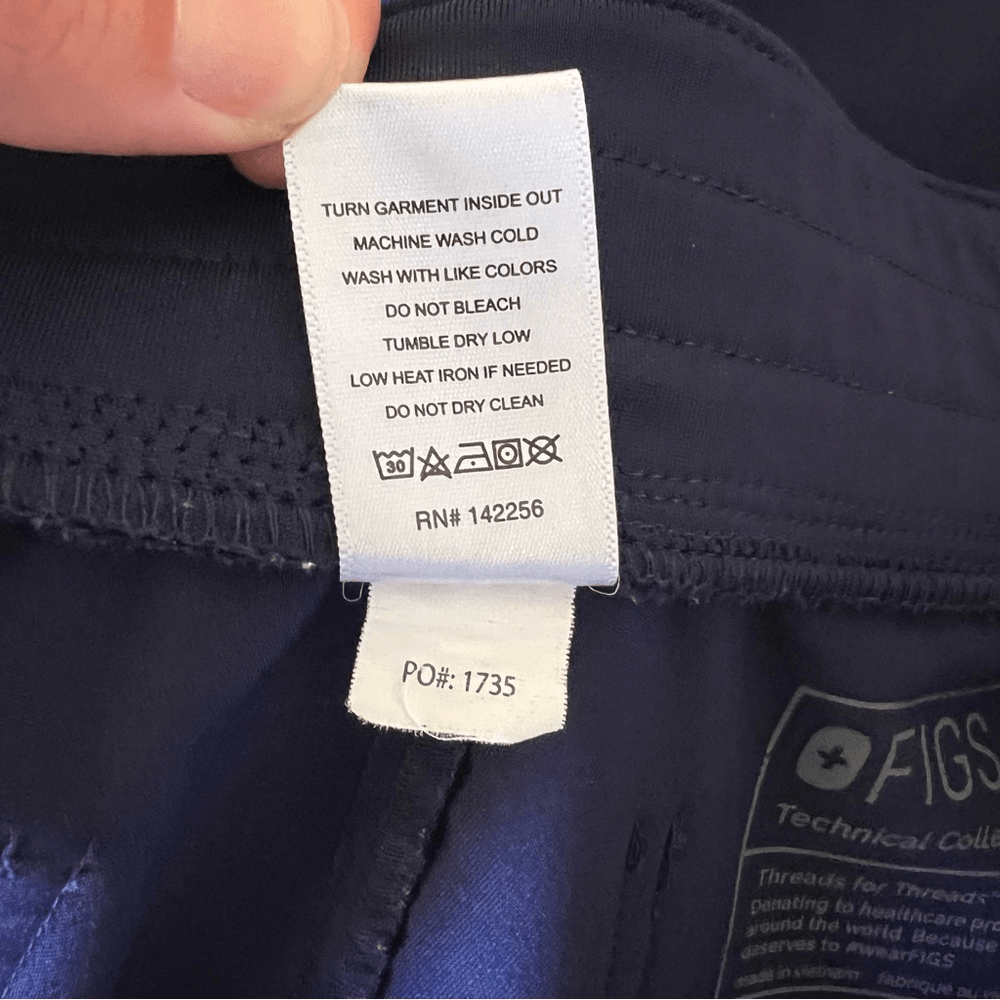 Figs Womens Zamora Jogger Scrub Pants In Navy Blue Size Small Tall
