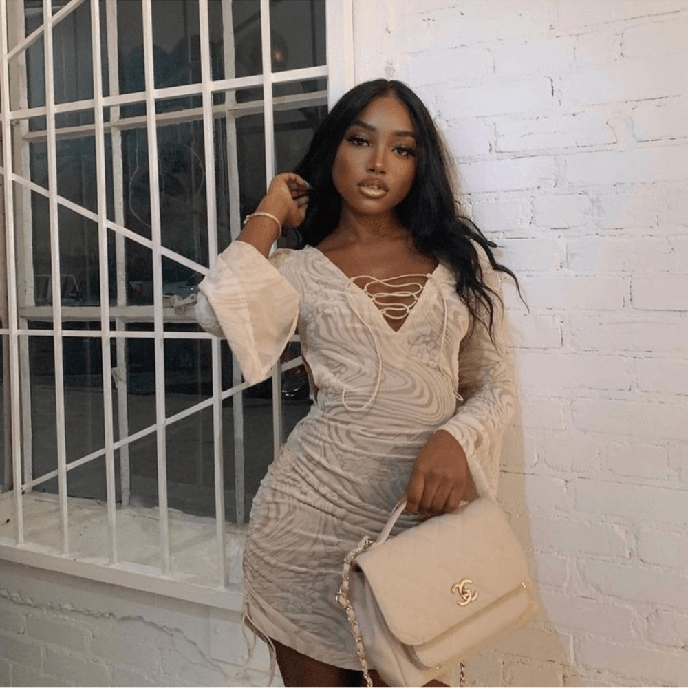 I. AM. GIA Amina Mini Dress Size XS