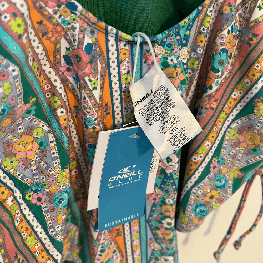 O’Neill Julie Imperial Printed One Piece Swimsuit NEW Size Large