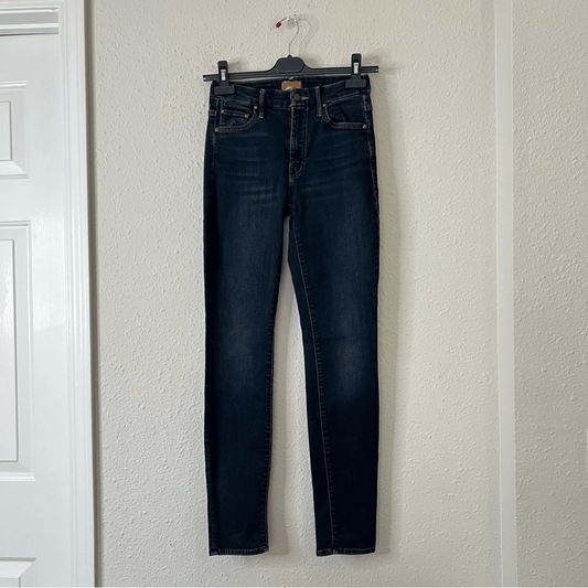 MOTHER High Waisted Looker Jeans Coffee Tea or Me Size 24