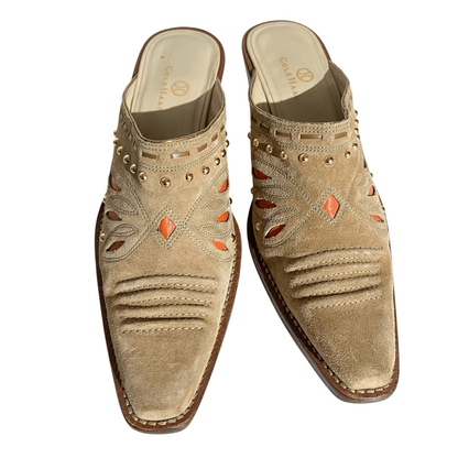 Cole Haan Morgan Western Mule Size 9,5 in Tan