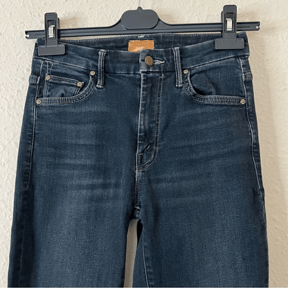 MOTHER High Waisted Looker Jeans Coffee Tea or Me Size 24
