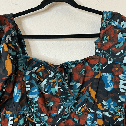 Anthropologie Porridge Tiered Poplin Blouse NEW Size Medium