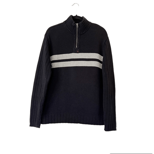 Vintage Polo Jeans Ralph Lauren Quarter Zip Sweater Size XXL