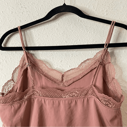 Abercrombie & Fitch Lace Trim Cami Tank Top Size Small
