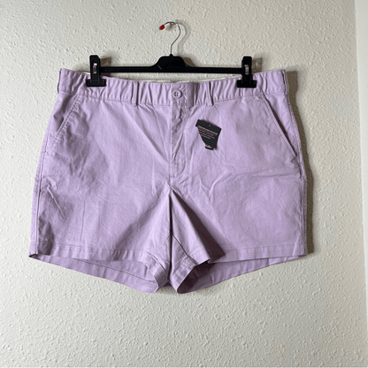 Eddie Bauer Willit Stretch Legend Wash Mid Rise Slim Boyfriend Shorts NEW 18W